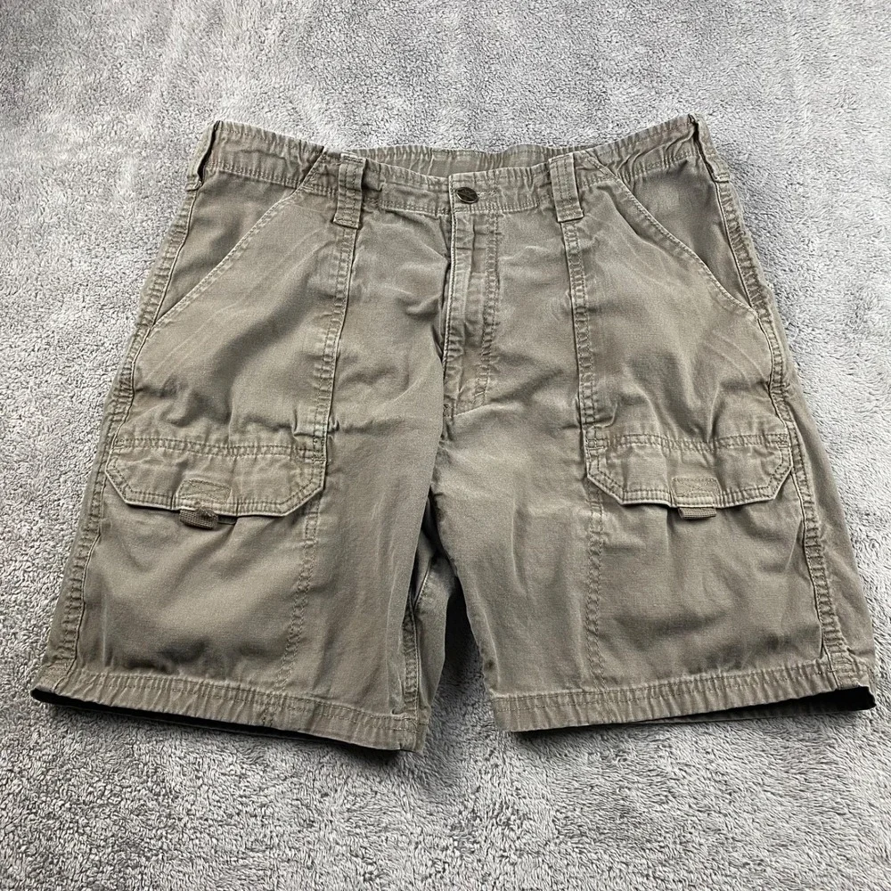 Wrangler Cargo Shorts Mens 32x8 Brown